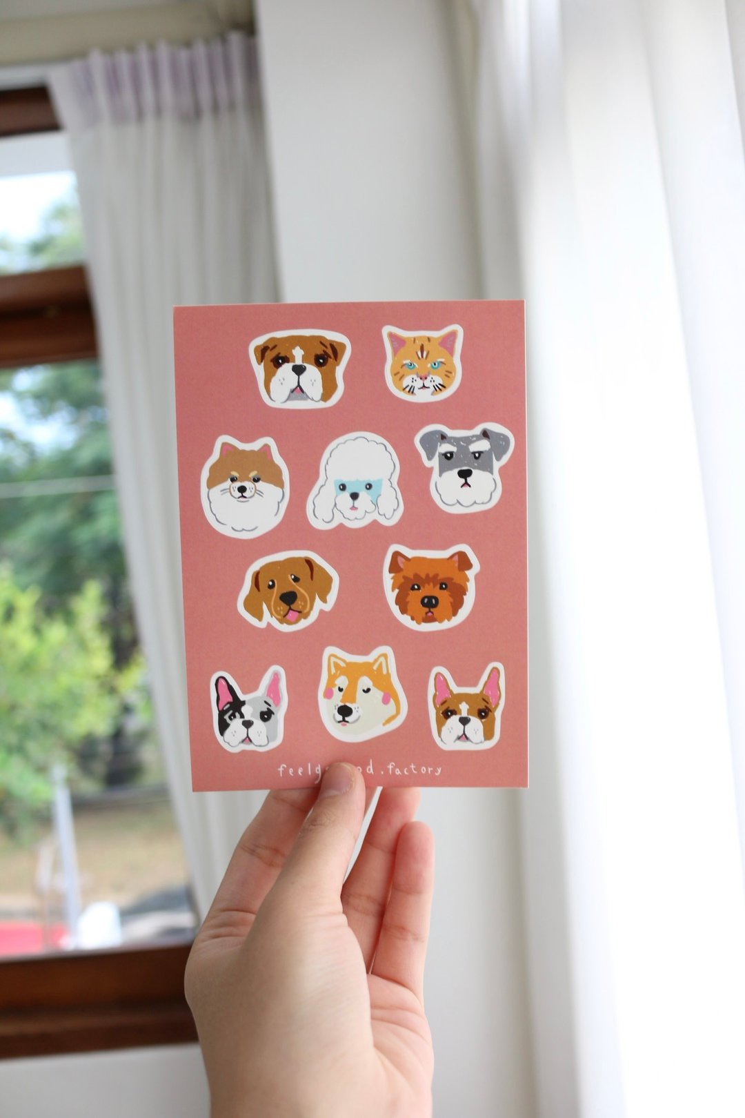 Sticker A6 Dog PVC Matte - 贴纸 - 纸 多色