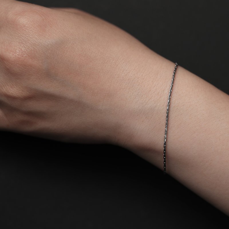 moorigin Stream手链 | 医疗钢・抗过敏・可洗澡・不掉色 - 手链/手环 - 不锈钢 