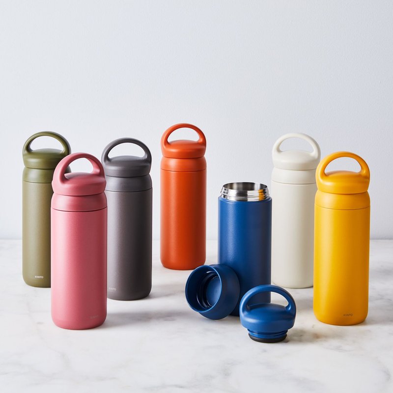 【团购/包邮】日本KINTO 提式轻巧保温瓶500ml-5入组 - 水瓶/水壶 - 不锈钢 多色