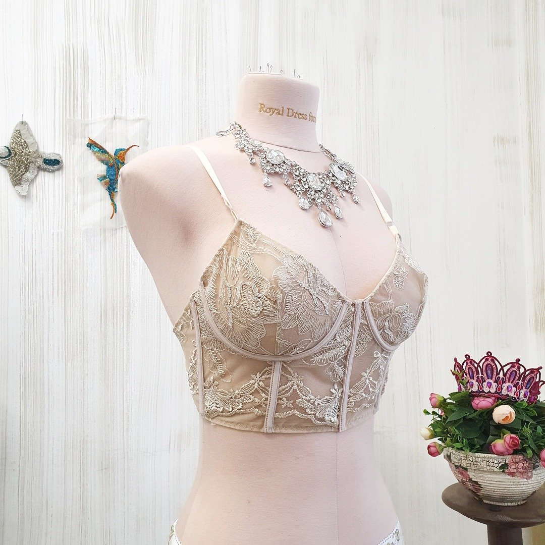 Digital Download PDF lingerie sewing pattern Bustier - Logo 设计/图案设计 - 其他材质 