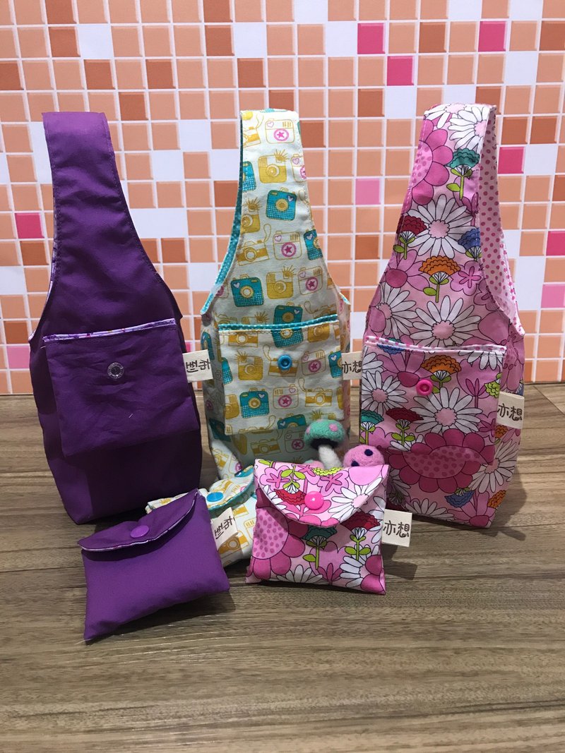 环保杯袋 一杯袋 - 随行杯提袋/水壶袋 - 棉．麻 