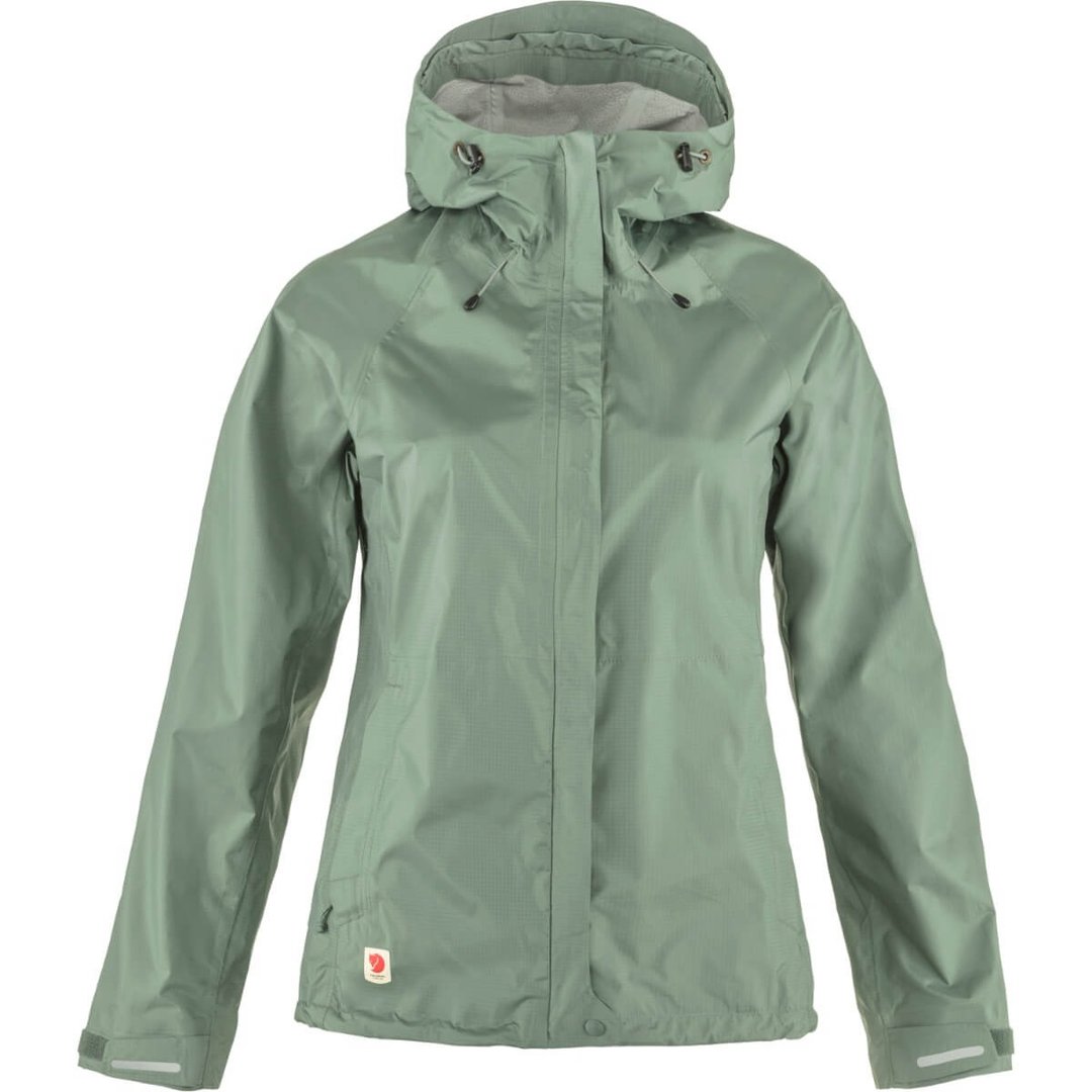 【Fjallraven】High Coast Hydratic 防水夹克_女 绿绣 - 雨伞/雨衣 - 其他材质 绿色