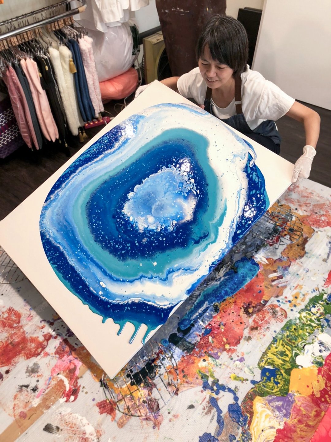 流动艺术画体验课程(大画布) - 插画/绘画/写字 - 压克力 