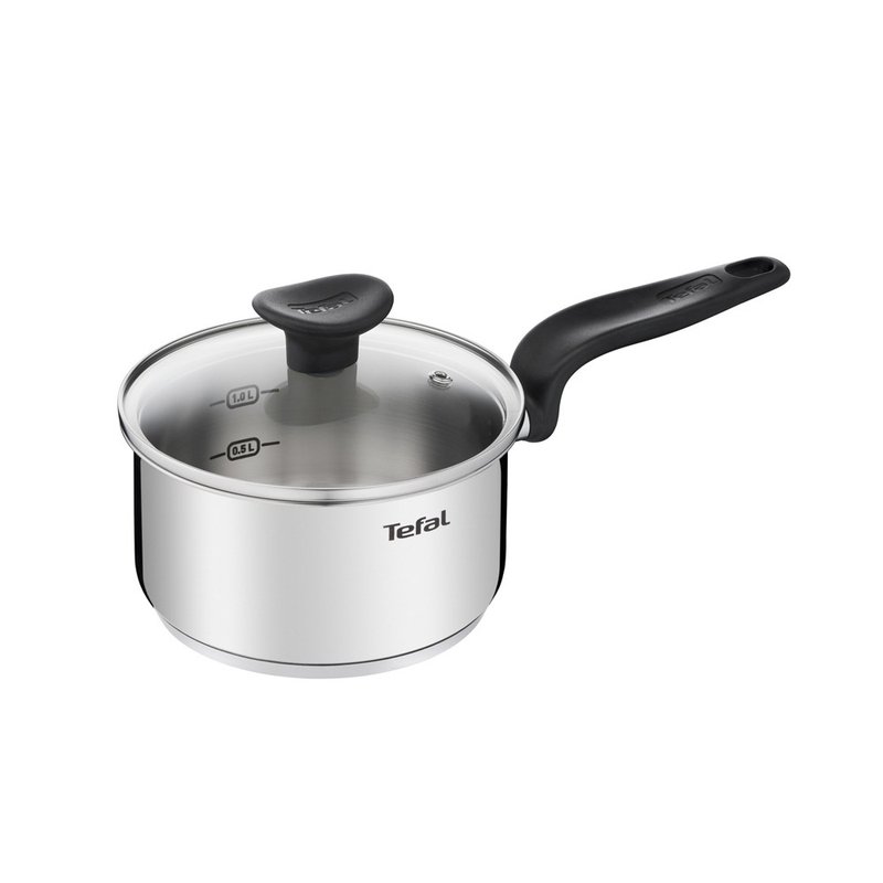Tefal法国特福 首选不锈钢系列16CM/20CM单柄汤锅(加盖) - 锅具/烤盘 - 其他材质 银色