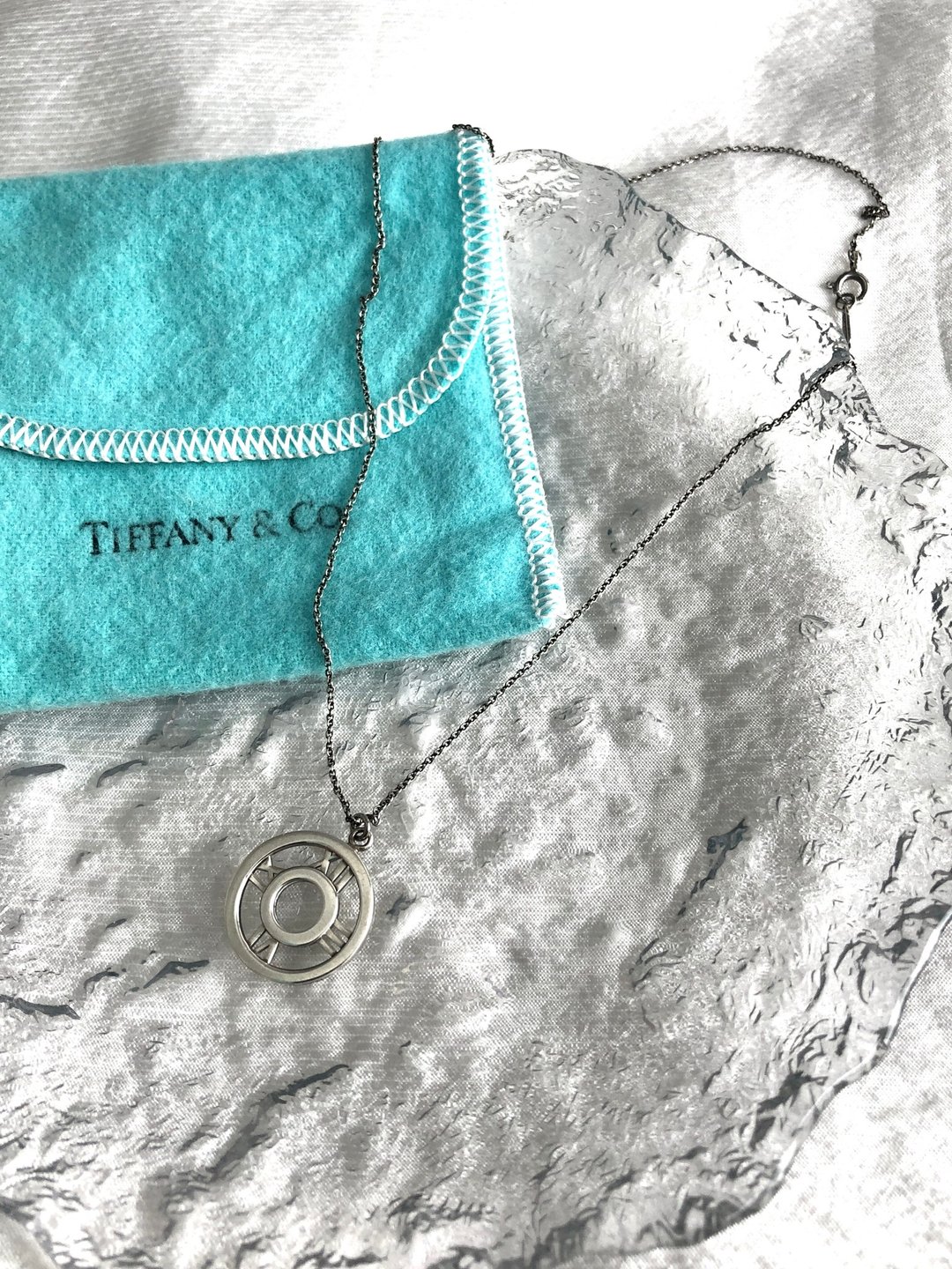 【日本直送 名牌中古包】Tiffany & Co. 蒂芙尼 项链 银色 Atlas 完美圆形 925 vintage z4kett - 项链 - 纯银 银色