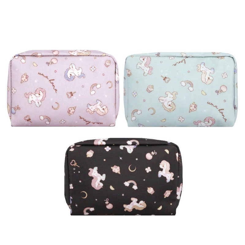 【彩虹小马-存折收纳】存折印章收纳/化妆包/旅行包多功能收纳包 - 化妆包/杂物包 - 防水材质 