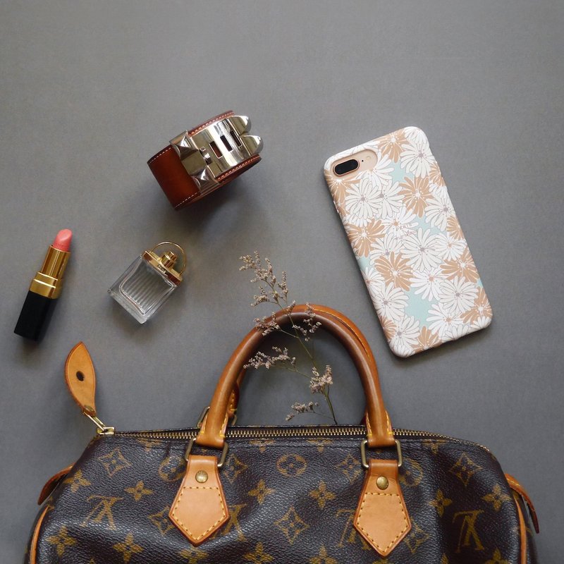 米白雏菊手机壳 - 手机壳/手机套 - 硅胶 多色