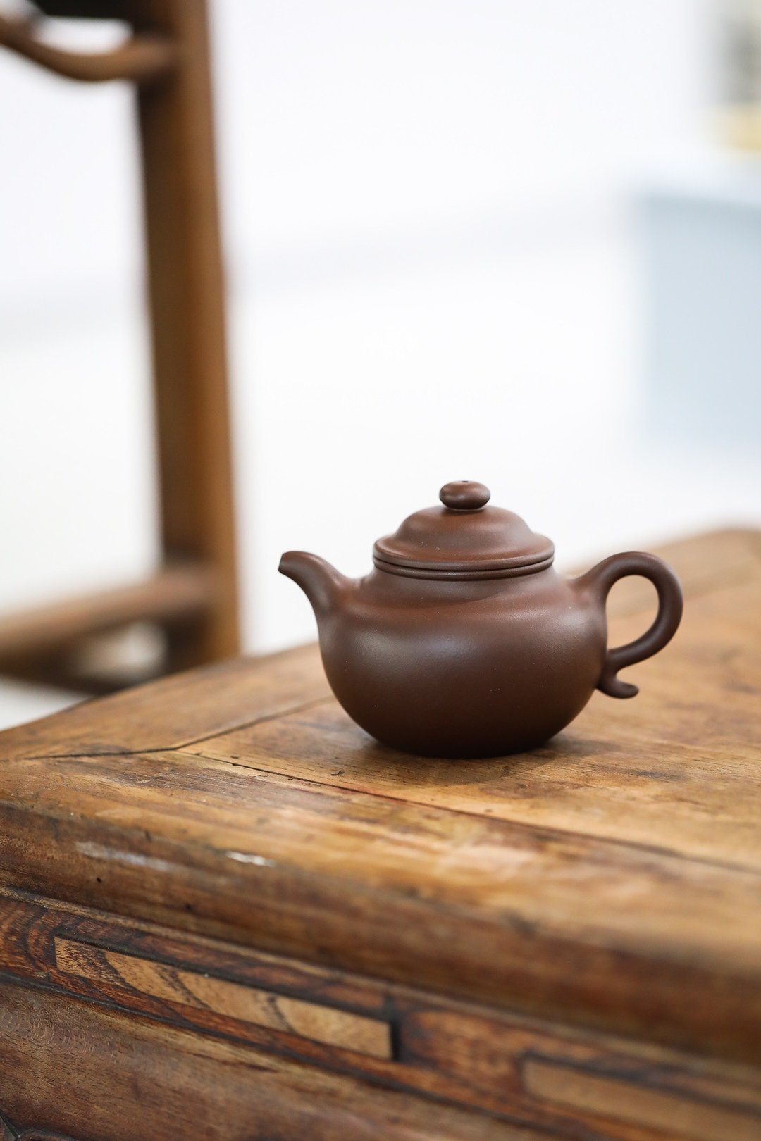 宜兴紫砂壶 莲子 一厂老紫泥200cc 9孔 全手工陈晨制 送礼佳品 - 茶具/茶杯 - 陶 