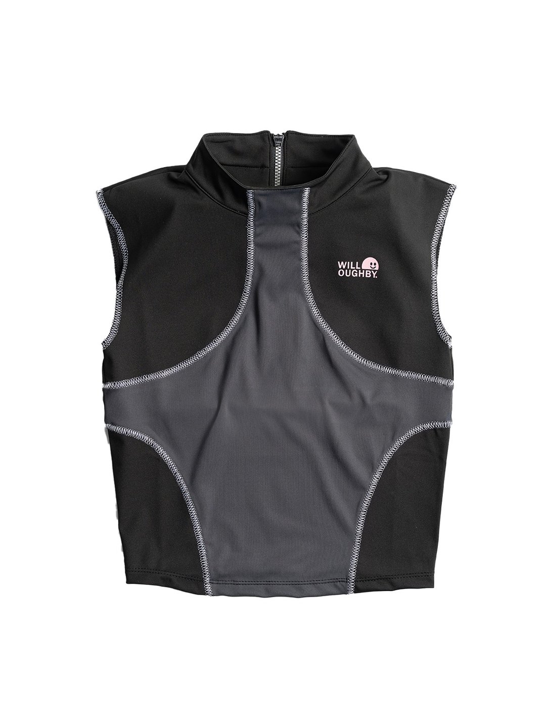 Tank! vest 紧身背心 背心 无袖上衣 - 女装背心 - 聚酯纤维 黑色