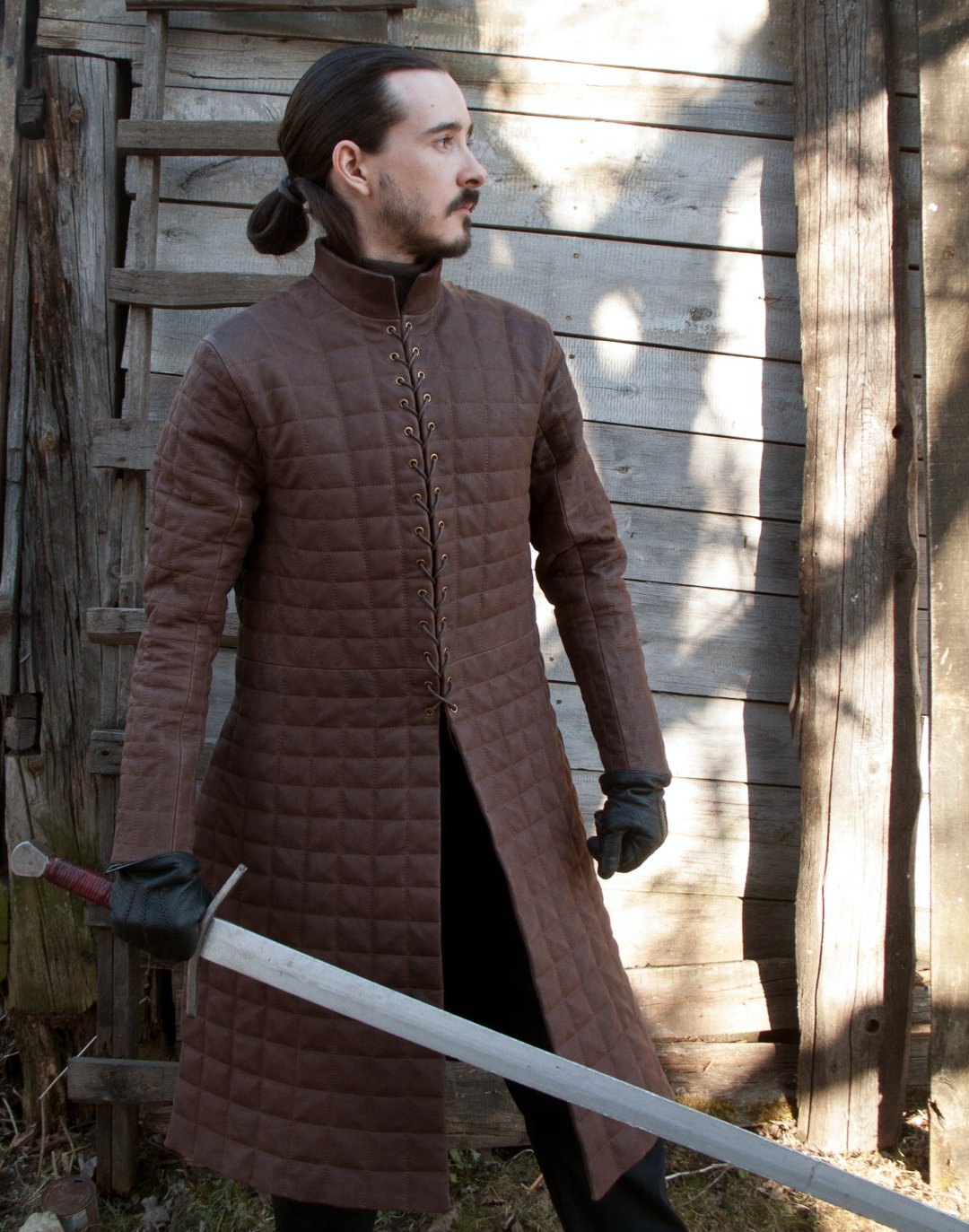 Jon Snow Quilted Armor (replica) / Stark / Jon Snow Costume / Targaryen / GoT - 其他 - 真皮 咖啡色