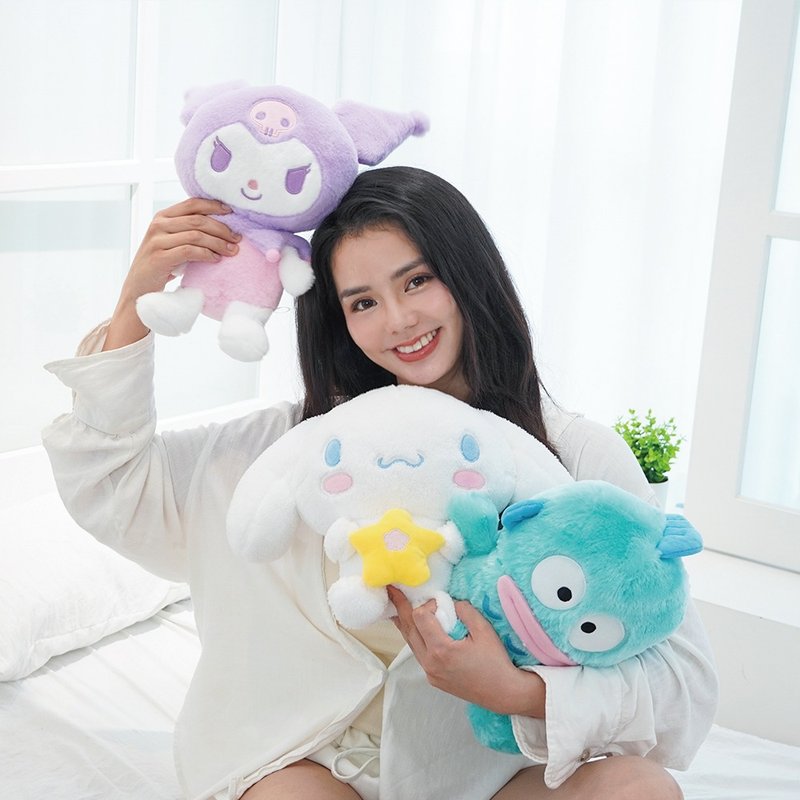 【三丽鸥】25cm绒毛玩偶 酷洛米 人鱼汉顿 大耳狗 - 玩具/玩偶 - 棉．麻 