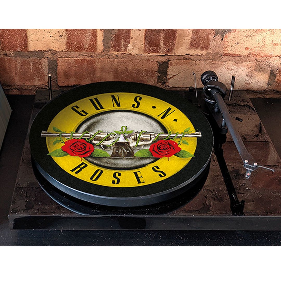 【枪与玫瑰】Guns n Roses (LOGO) 黑胶唱盘保护垫 - 摆饰 - 其他材质 多色