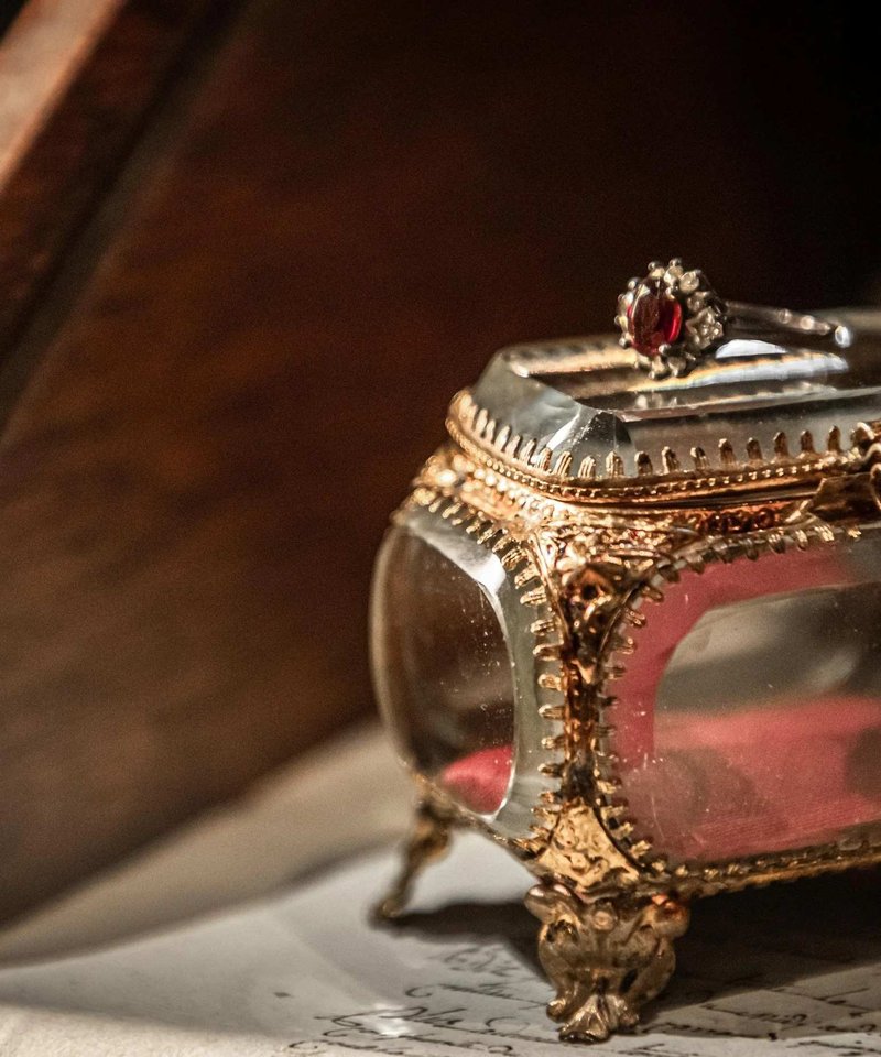 小型黄铜珠宝盒 - 收纳用品 - 铜/黄铜 