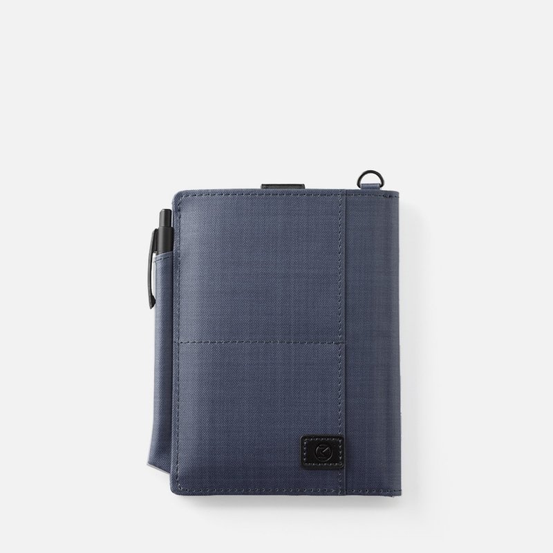 Matter Lab NOIR双开护照夹/收2本护照/5卡/附笔/-蓝 - 护照夹/护照套 - 防水材质 蓝色