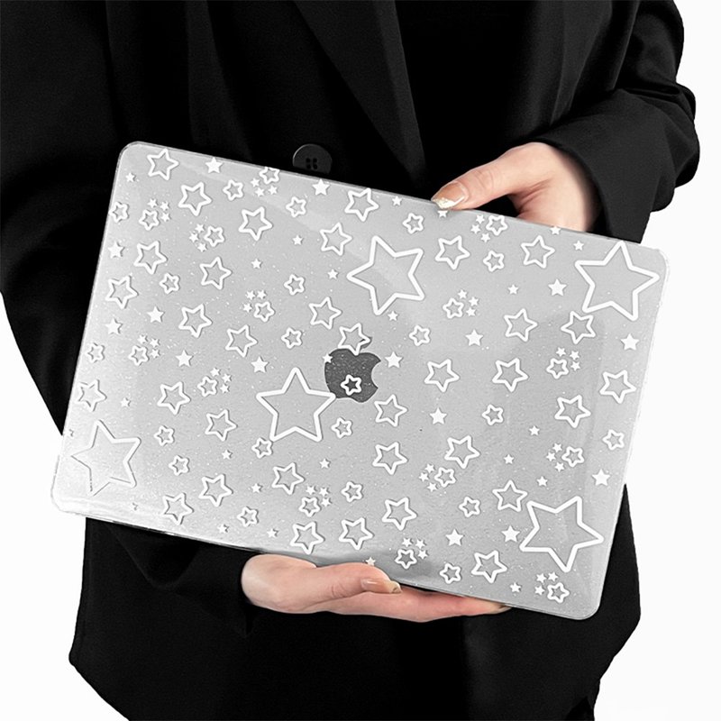 闪粉星星 Mac Book Case/保护壳 - 平板/电脑保护壳 - 压克力 