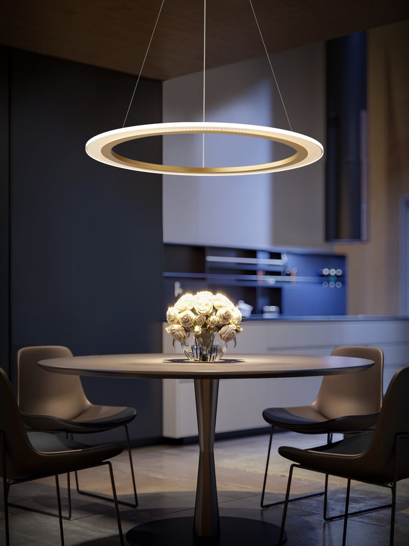 温韵吊灯 - 灯具/灯饰 - 铝合金 