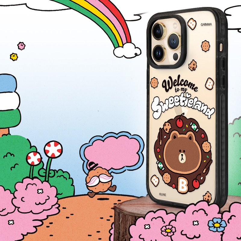 GARMMA LINE FRIENDS iPhone 14系列 经典款保护壳 糖果熊大 - 手机壳/手机套 - 塑料 