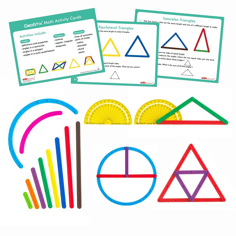 几何魔法条数学组 (21366C)  生日礼物 新年礼物 儿童益智玩具 - 玩具/玩偶 - 塑料 