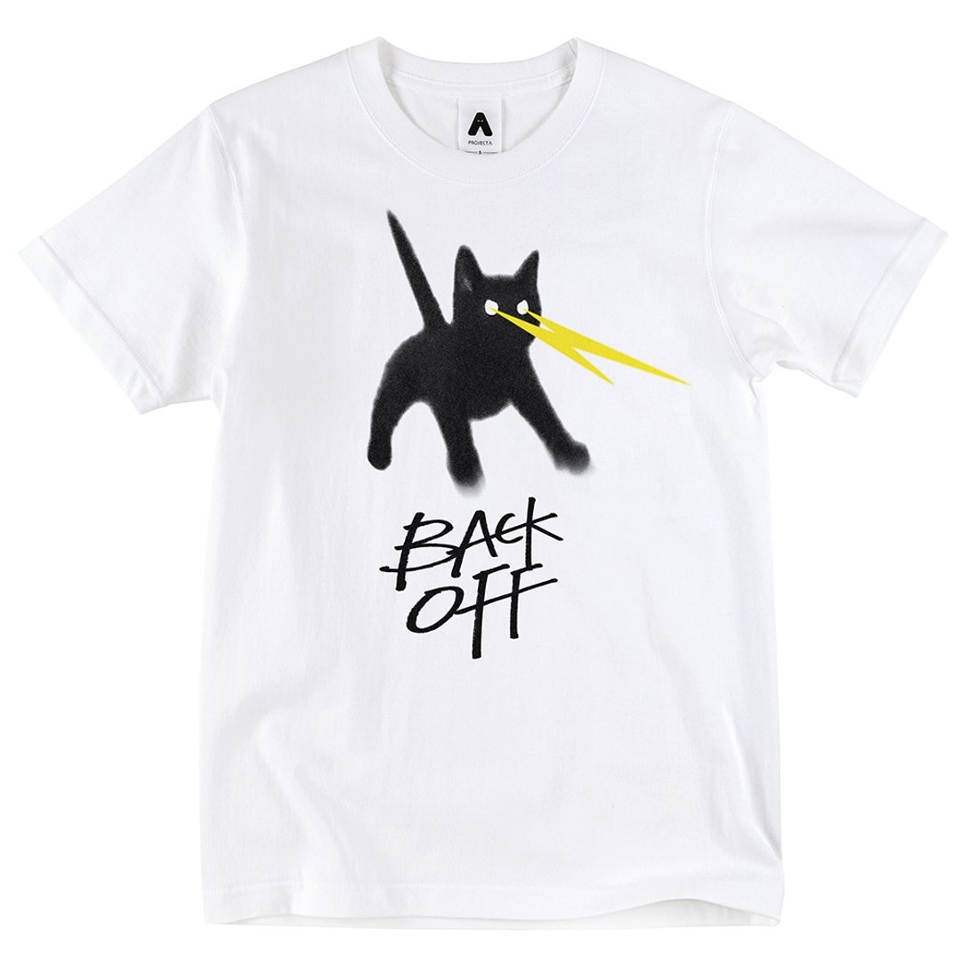 Project A 　BACK OFF  !  高规重磅T恤 / 白色款 new - 其他 - 棉 白色