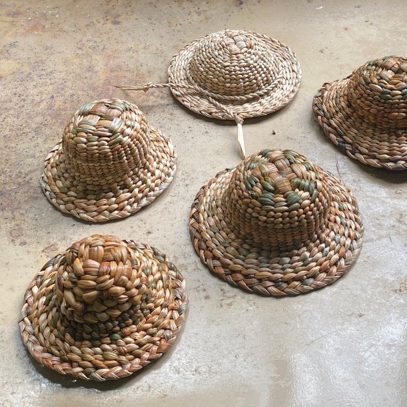 手作课程/蔺草编织-绞编手掌草帽工作坊-台北场 - 编织/羊毛毡/布艺 - 其他材质 