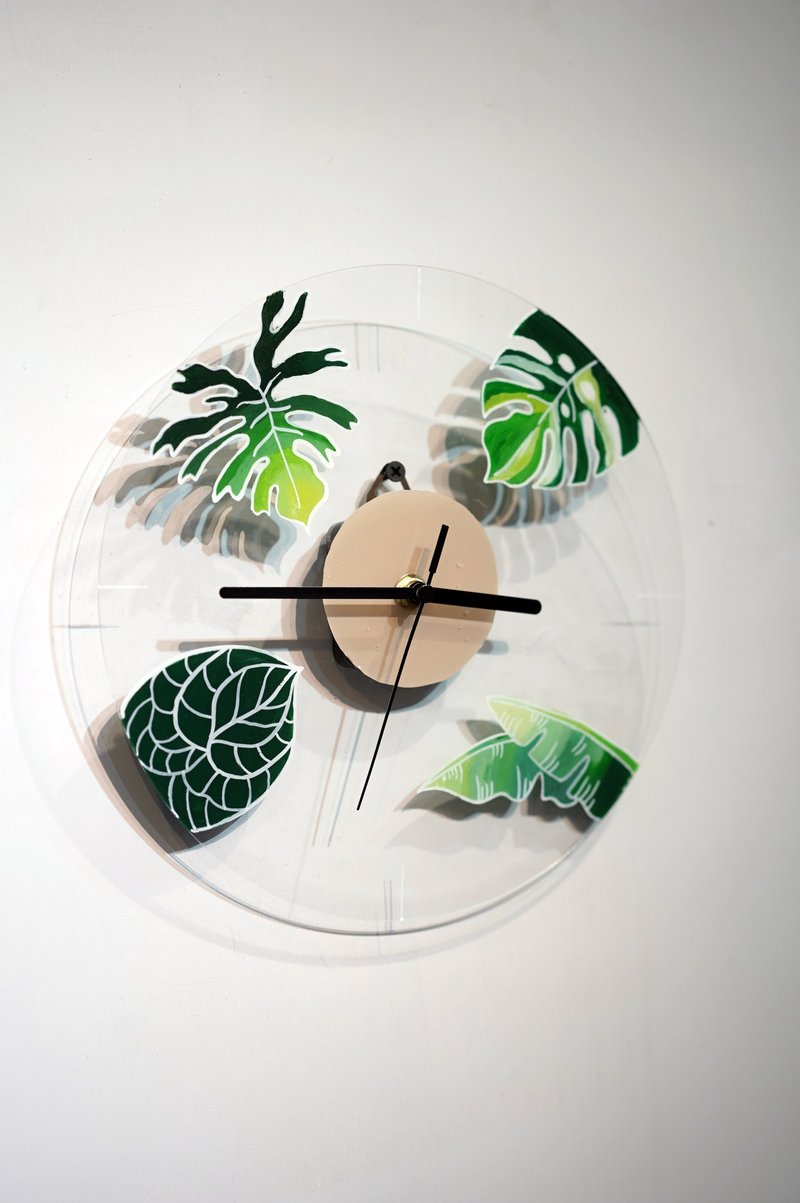 IARTS 原创透明系手绘时计－植物系列 一人成行 - 插画/绘画/写字 - 压克力 
