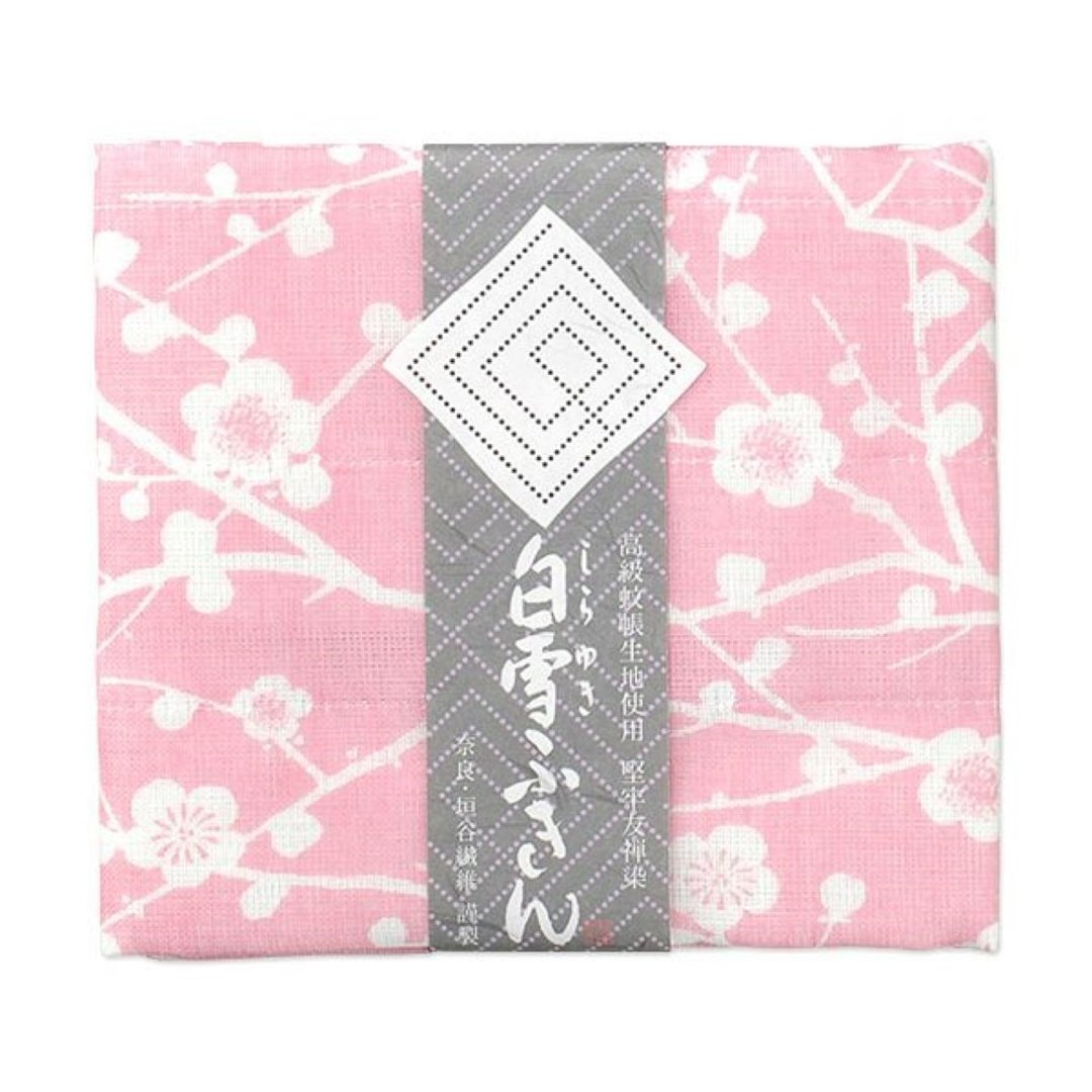 京友禅染万用巾 / 梅 粉红色 - 餐垫/桌巾 - 棉 粉红色
