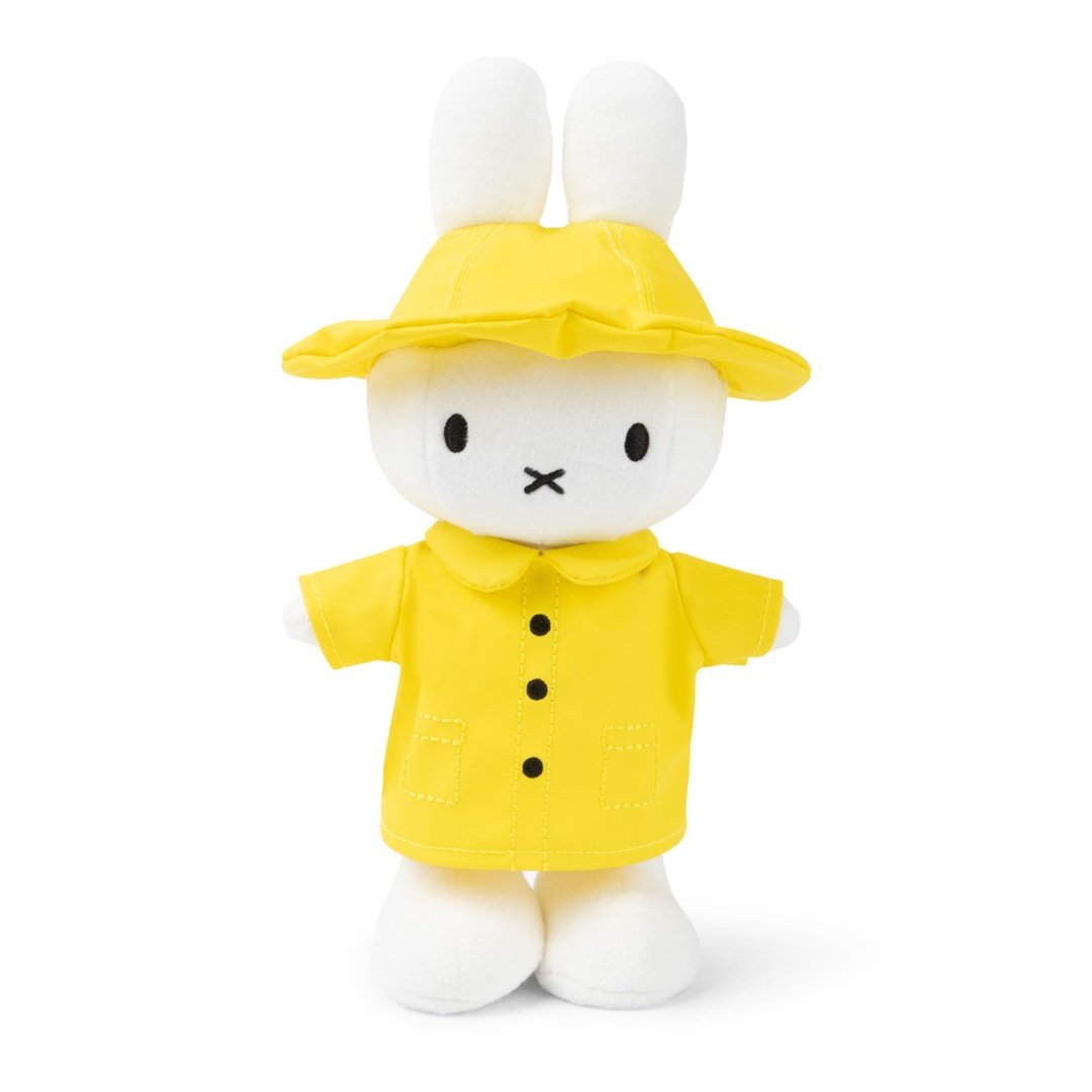 24H 出货 BON TON TOYS Miffy 米菲兔填充玩偶 - 雨衣兔 24cm - 玩偶/公仔 - 聚酯纤维 黄色
