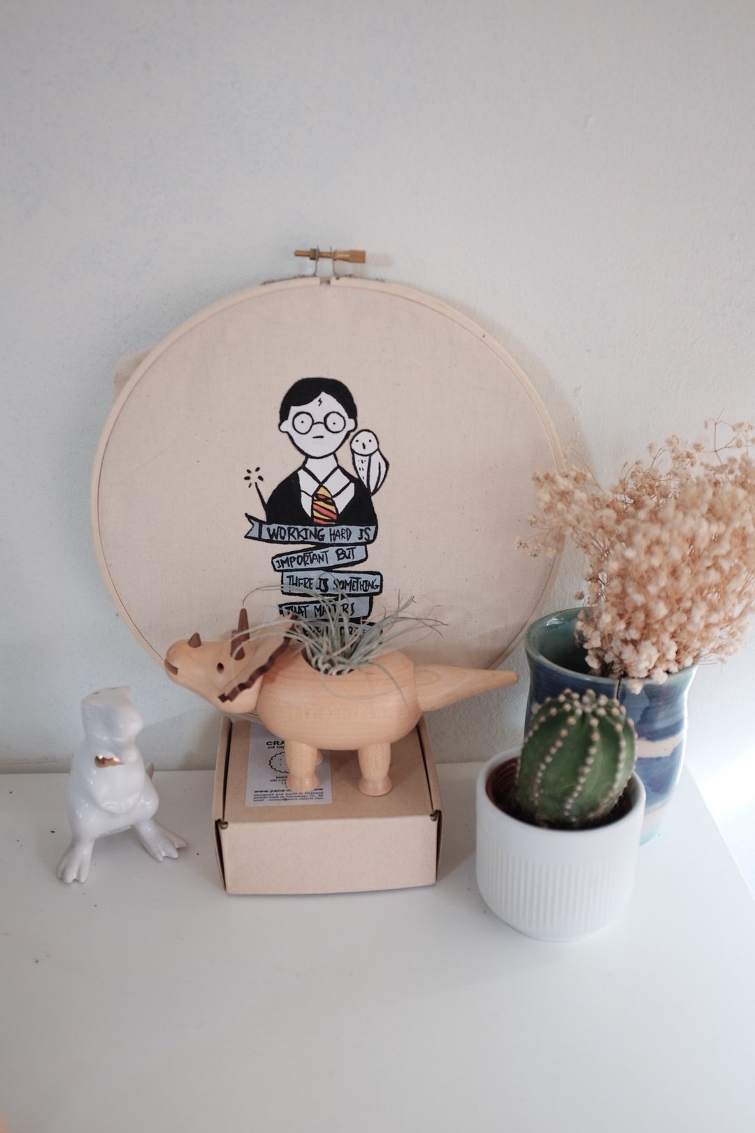 Harry Potter Hoop Portrait - 墙贴/壁贴 - 木头 白色