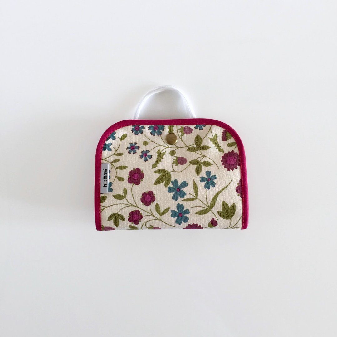 Liberty fabrics mask case/temporary purple - 口罩 - 棉 紫色