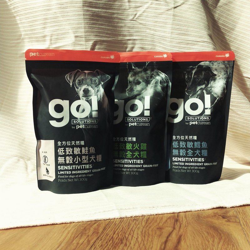【狗主食】go! 狗狗天然粮 300克(100克3包替代出货) 狗饲料 - 狗罐头/鲜食 - 新鲜食材 橘色