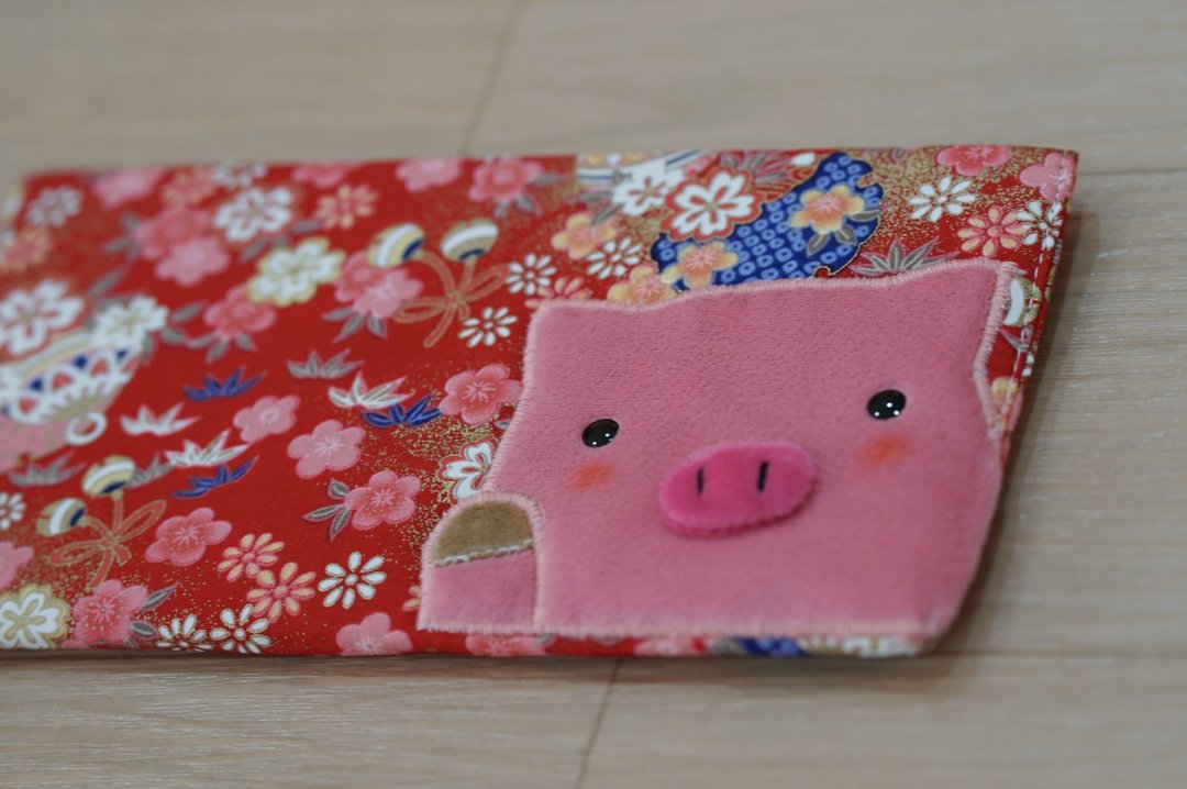 Bucute长-百花齐放发财红包袋/新年/全球限量/猪/100%手工 - 其他 - 其他材质 多色