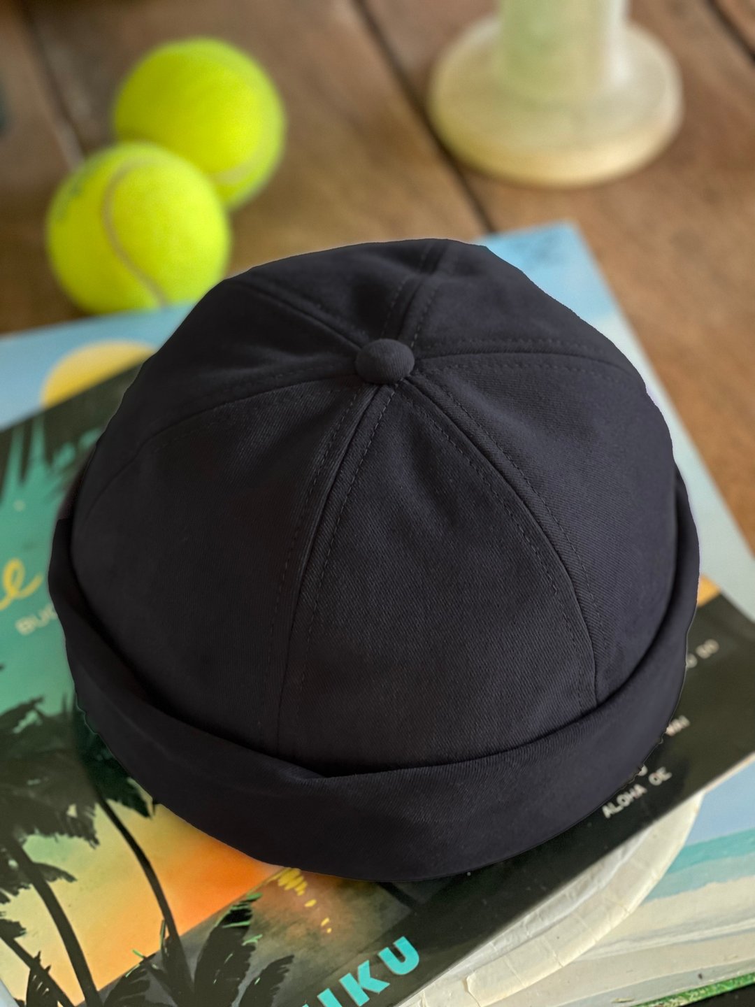 City Mile Miki Hat Cotton Twill Black Freesize - 帽子 - 其他材质 