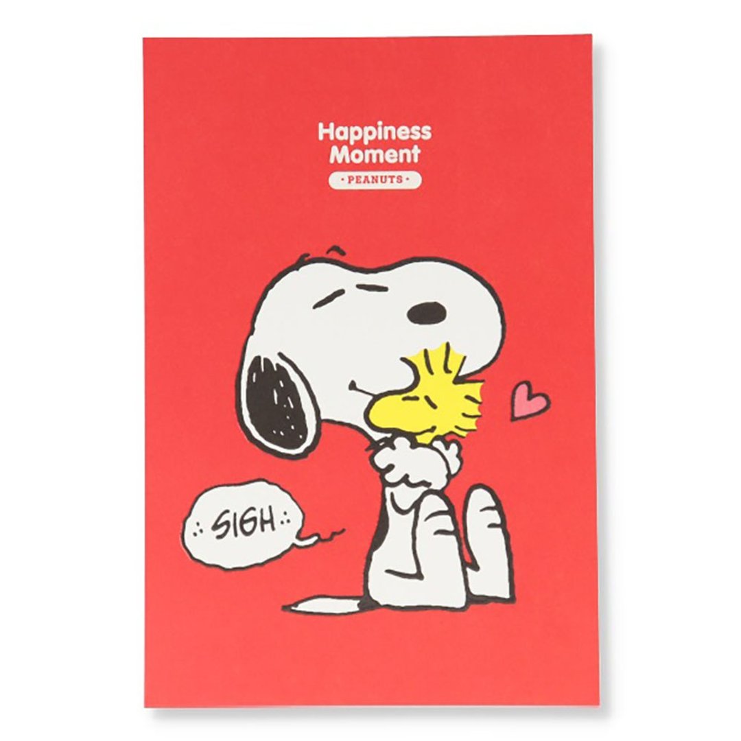Snoopy亲亲抱抱【Hallmark- JP明信片 多用途】 - 卡片/明信片 - 纸 红色