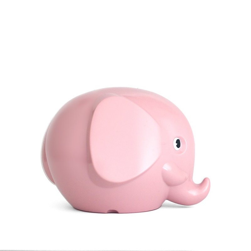 北欧大象存钱筒 中 浅粉红 - 储蓄罐 - 树脂 蓝色