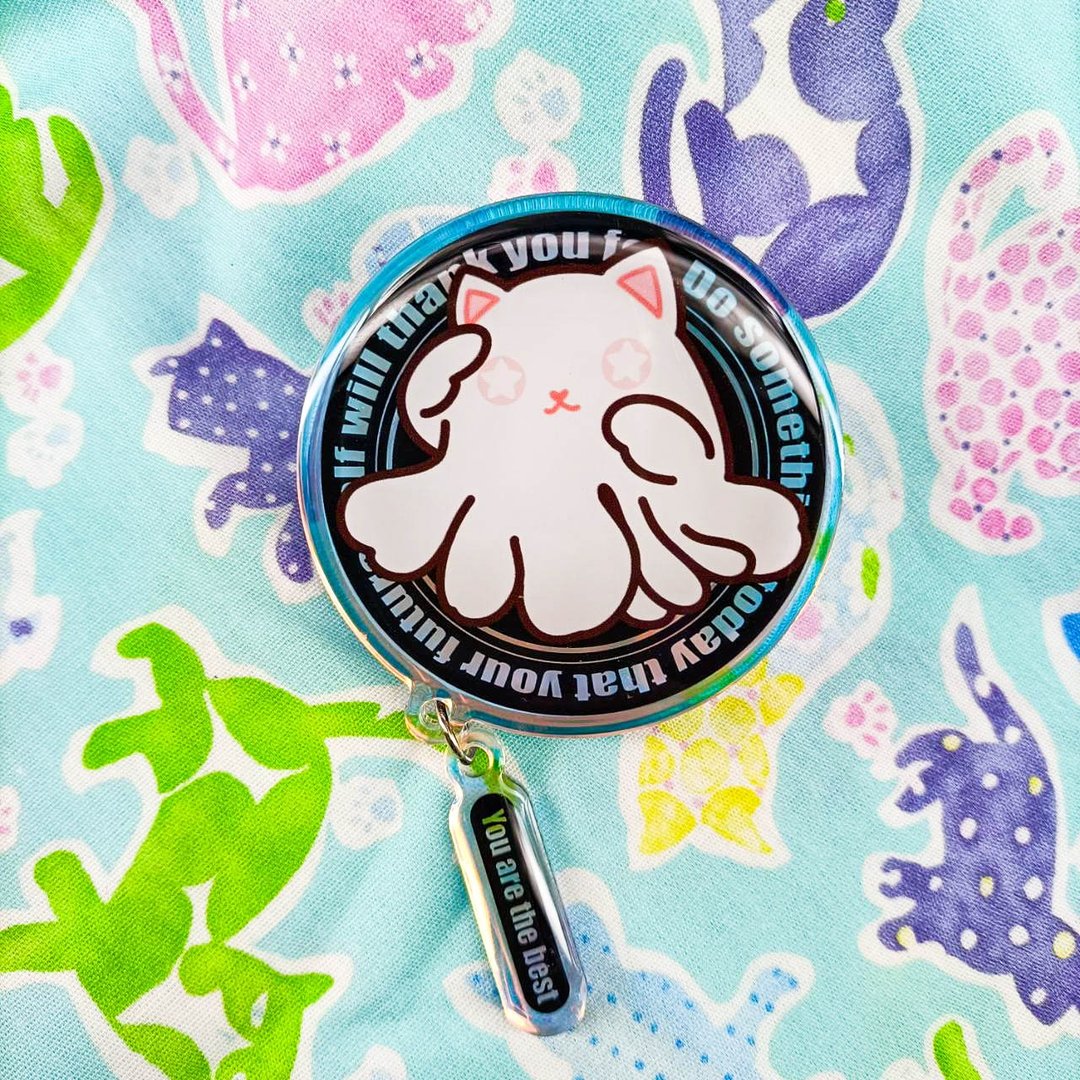 106009_甜味海帶-幽靈I6_磁吸壓克力氣囊支架 - 手机配件 - 塑料 多色