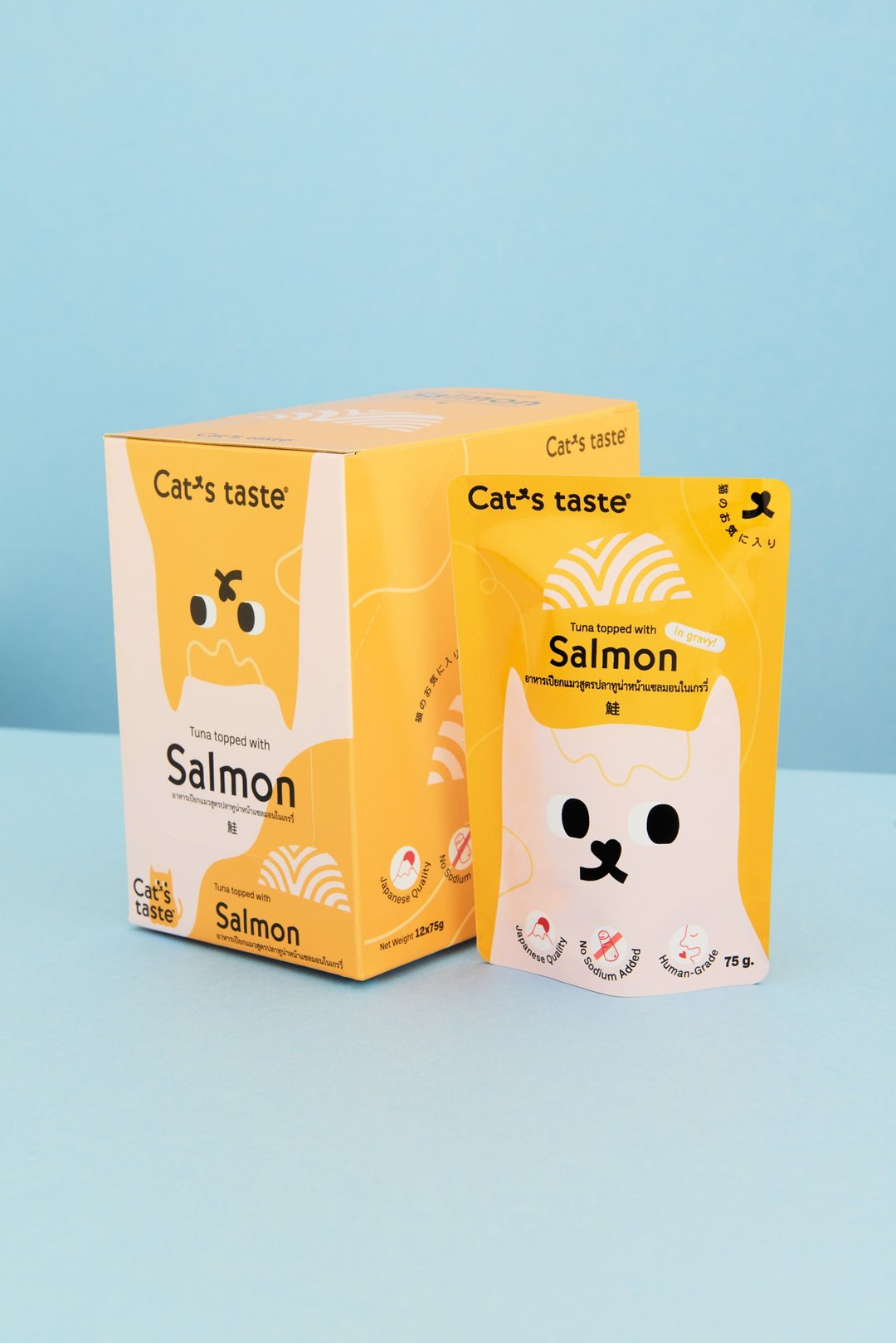 Cat's Taste吞拿鱼三文鱼肉汁猫粮 - 猫罐头/鲜食 - 新鲜食材 