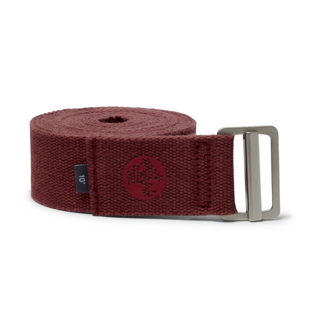 【Manduka】Yoga Straps Align 10 foot 瑜珈绳 - Myecelium - 运动配件 - 棉 红色