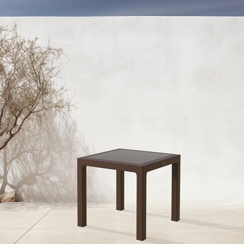 黑糖桌 Brown Sugar Table / 轻量收纳桌 - 餐桌/书桌 - 塑料 咖啡色