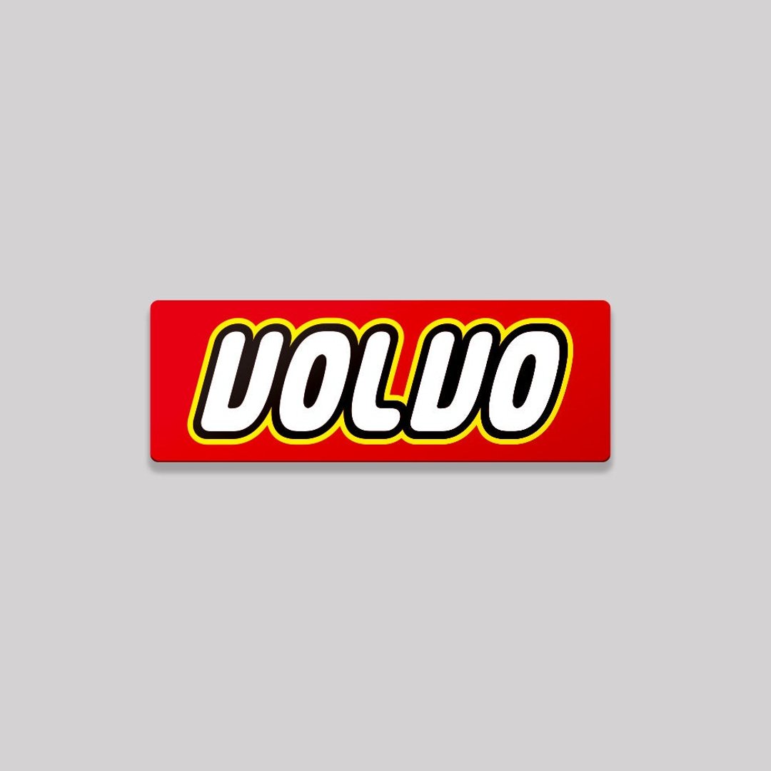 VOLVO/TOY/铝牌饰贴 SunBrother孙氏兄弟 - 贴纸 - 铝合金 红色
