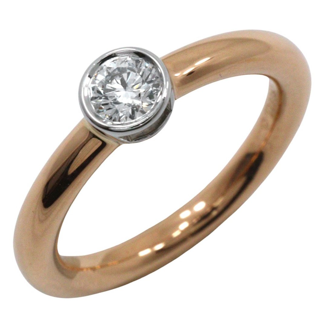 【日本直送】蒂芬妮 TIFFANY&Co. BIZET 6号 戒指 1P钻石 K18PG×Pt950铂金×钻石 0.20克拉 约4.4g【二手】 - 戒指 - 贵金属 金色