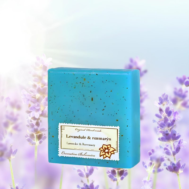 花氛草语迷迭薰衣草植萃皂 - 肥皂/手工皂 - 浓缩/萃取物 蓝色
