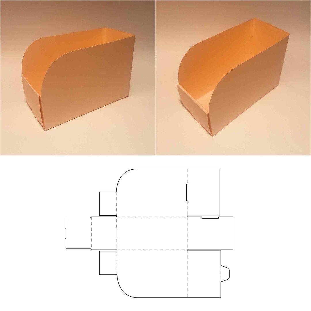 Display box template, display tray, counter display box, countertop display box - 图文模板设计 - 其他材质 