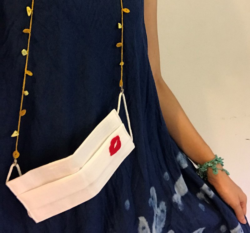 聖誕節禮物 口罩鍊| Sunglasses Strap | necklace | bracelet | crochet情 - 挂绳/吊绳 - 贵金属 多色