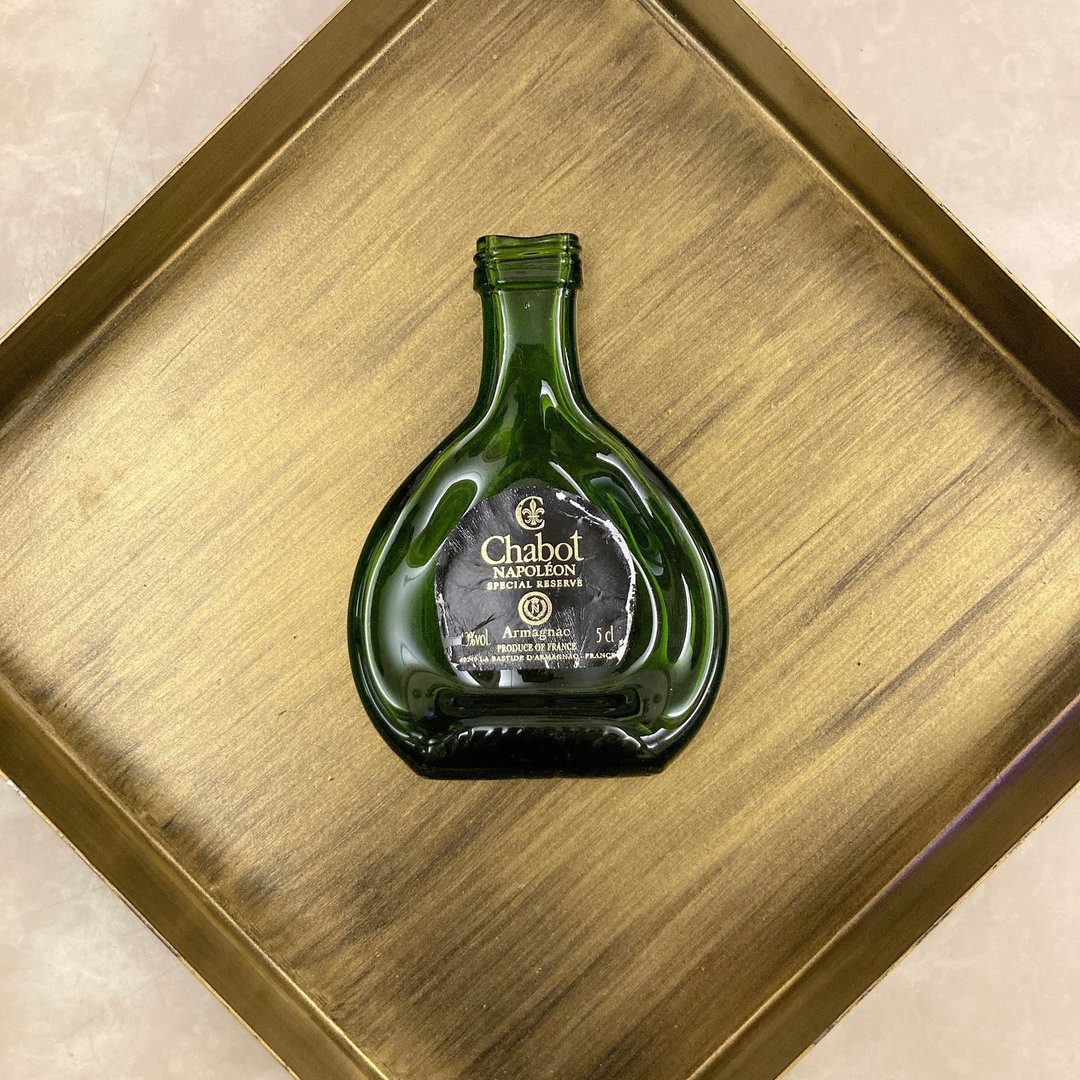 Chabot夏堡法国干邑XO 迷你瓶 酒瓶磁铁 冰箱贴 - 冰箱贴/磁贴 - 玻璃 