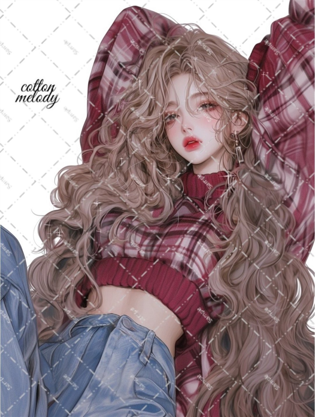 原创贴纸 no.6431 人物贴纸 原创贴纸 人物贴纸 女孩贴纸 原创人物贴纸 - 贴纸 - 纸 