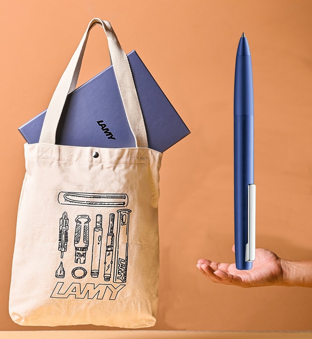 LAMY 全球限量 原子笔+结构原创帆布袋礼盒 / aion 永恒系列 - 圆珠笔/中性笔 - 铝合金 多色