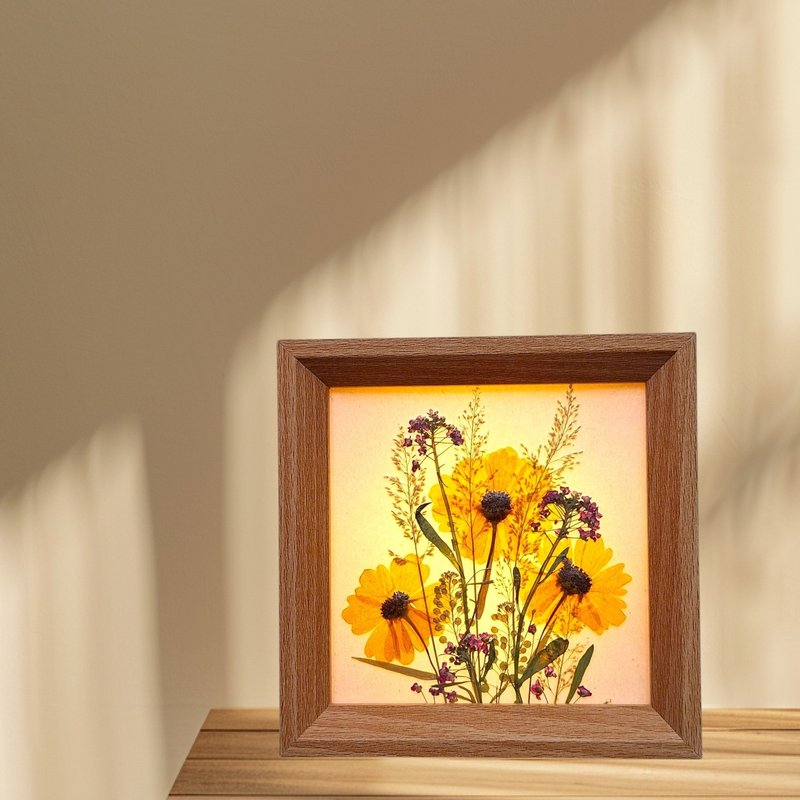 手作押花LED小夜灯 | 文创小夜灯 l 可调式小夜灯 - 灯具/灯饰 - 木头 多色