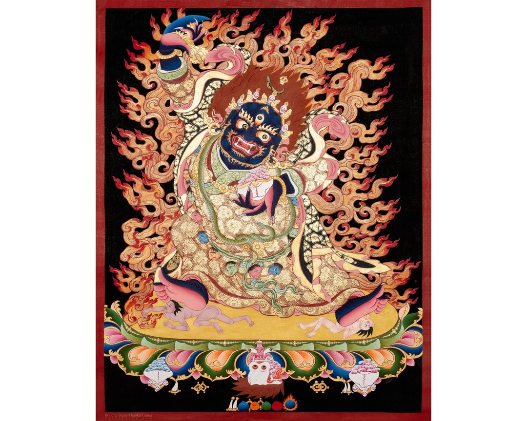 贝纳格詹玛哈卡拉 赋能灵性之旅的唐卡艺术 - 墙贴/壁贴 - 其他材质 多色