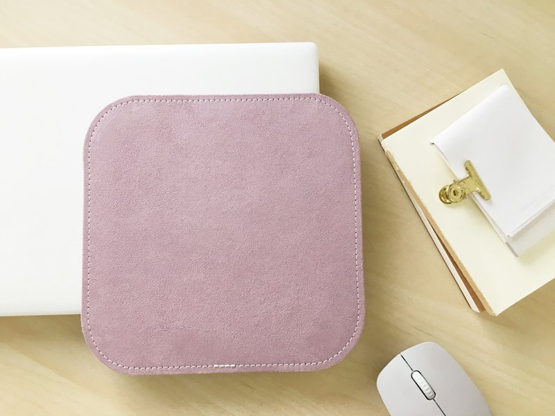 亲肤鼠标垫_芋头紫麂皮布x可水洗牛皮纸 - 鼠标垫 - 其他材质 紫色