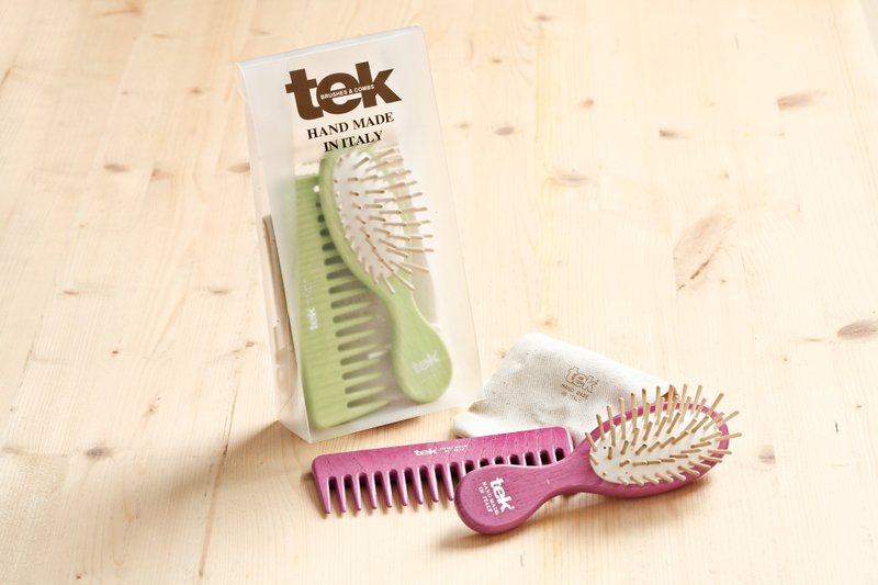 糖衣魔发梳组 - 彩妆刷具/镜子/梳子 - 木头 